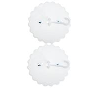 DECOMELODY 2 Set Ganci Ventosa per Zanzariera Ragazzo Ragazza in PU Resistente Portanete da Soffitto Facili da Installare Elevata Capacità Carico per Culle e Lettini