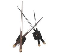 DECOMELODY 2 Set Meccanismi Orologio con in Legno e Nero Movimento Silenzioso DIY per Orologio da Parete Albero Kit Sostituzione e Riparazione Facile