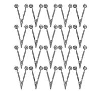 DECOMELODY 20 Campanelli da Pesca a Clip con Morsetto a Coccodrillo da 16 Mm Indicatori di Allarme Acustico Resistenti per Pesca Notturna e All’aperto Set da 20 Pezzi Avviso