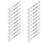 DECOMELODY 20 Pezzi Chiavistelli Molla per Schermi Finestra con Tappi Perni in Metallo e Plastica Resistenti per Fissaggio Rapido Infissi e Porte