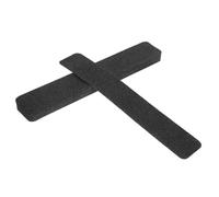 DECOMELODY 20 Pezzi Nastro Antiscivolo Nero Autoadesivo per Esterni Strisce Antiscivolo Pet Impermeabili Grits Nastro Antisdrucciolo Resistente per Scale Passaggi e Ambienti Esterni