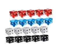 DECOMELODY 20 pezzi Palloncini in Alluminio Tema Colori Rosso Blu Bianco e Nero Decorazioni Festa Compleanno e Shower Palloncini Metallizzati per Addobbi e Scatti Fotografici