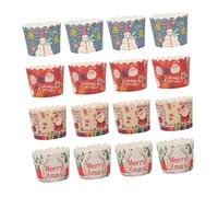 DECOMELODY 200 Pezzi Pz Pirottini Muffin in per Forno Resistente e Decorativo Contenitori Cupcake per Natale e Feste
