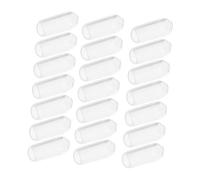 DECOMELODY 200 pezzi Tappi Terminali in Gomma per Fasce Capelli Copri Estremità Trasparenti Ømm per Fasce da Accessori Riparazione e Creazione Confortevoli e Protettivi