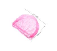 DECOMELODY 200pezzi Cuffie Bouffant Retine Per Non Tessute Cuffia Elastica Da Per Servizi Di Copricapi Per Infermieri e Spazi Di Lavoro