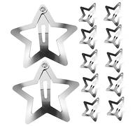 DECOMELODY 20pezzi Forcine Capelli Donna Stelle Cinque Punte Piccole Metalliche Accessori per Capelli Corti da Donna Fermacapelli Decorative per Bambine e Donne