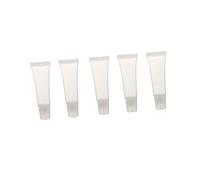 DECOMELODY 20pezzi Tubetti Per Labbra Tubi Vuoti Per Balsamo Labbra Contenitori Per Rossetto Protezione Solare Crema Tappi Riutilizzabili Tenuta Stagna