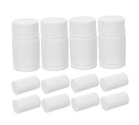 DECOMELODY 24pezzi Bottiglie Per Medicinali Da Viaggio Hdpe Da Contenitori Piccoli e Leggeri Per Pillole Bottiglie Portatili e Resistente Per Medicinali e Cosmetici
