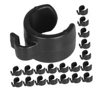 DECOMELODY 25 pezzi Clip per Cavo Microfono Fermacavi Plastica per Asta Microfonica Supporto Fissaggio Cavi Stand Organizer Filo Mic Resistente Facile Installazione e Portatile