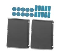 DECOMELODY 2pezzi Palette Vuota Per Palette Di Ombretti Vuoti Per Fard Contorni e Evidenziatori Organizzatore Di Compatto Con Trasparente Per Viaggi e Quotidiano