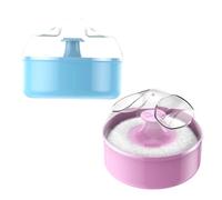 DECOMELODY 2pezzi Piumini da Cipria per Corpo Morbidi e Comodi con Astuccio Inclusivo per Ragazzo Ragazza Ragazza e Applicazione Delicata di Piccole Dimensioni per Uso Quotidiano