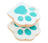 DECOMELODY 2pezzi Polvere Puff Compact Cat Claw Makeup Sponge Spugne Per Trucco Morbide e Resistenti Pratico Per Make-up Naturale e Delicato Colori Casual