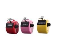 DECOMELODY 3 Contatore Manuale Meccanico Portatile Clicker Resistente e Facile Usare Strumento Contapassi per Sport e Registro Colore Casuale