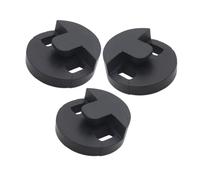 DECOMELODY 3 pezzi Sordine per Violoncello in Gomma Nera Rotonda Silenziatore Tourte Due Facile Installazione Senza Attrezzi per Pratica Silenziosa e Riduzione Rumore