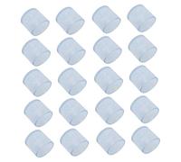 DECOMELODY 32 pezzi Proteggi Pavimenti con Gommini Trasparenti per Gambe Sedie Tavoli Copri Piedini Antiscivolo in PVC Spesso Adatti e Ufficio Riduce Attrito e Usura Mobili