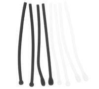 DECOMELODY 4 paia Copri Aste Occhiali in Silicone Antiscivolo Protezioni Morbide per Stanghette Grip Sicuro e Resistente per Uomo e Donna Accessori Eleganti per Occhiali