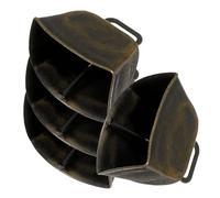 DECOMELODY 4 pezzi Campane per Animali in Metallo Mini Campanacci per Pecore e Bovini Suono e Distintivo Accessori per Pastori e Addestramento Animali Design Vintage e Leggero da Trasportare