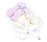 DECOMELODY 4 Pezzi Maschera per Occhi Fredda e Rinfrescante in Gel Trasparente per Alleviare la Fatica Oculare e Idratare la Pelle, per Applicazione a Casa o Viaggio