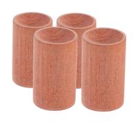 DECOMELODY 4 Pz Base Aromatica Diffusori Corpo Pompa Profumo Automatico Ricarica Olio Diffusore Aria Bottiglia Di Olio Per Spray Diffusore D'olio Versare Di Legno Brown