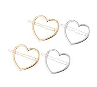 DECOMELODY 4 Pz molletta pin forcine per giganti gemme per spillo forcine marroni archi barrette fermacapelli hair bow hair jewelry hair charms adoro le forcine bobby lega