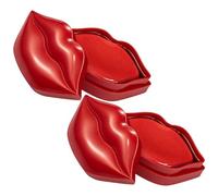 DECOMELODY 40 pezzi Maschera Labbra Idratante Gel Cuscinetti Notte Nutrienti con Estratto di Frutta Anti-invecchiamento e Antirughe Cura Labbra Secche e Screpolate per Morbida e Radiosa