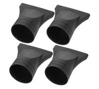 DECOMELODY 4pezzi Beccucci Per Asciugacapelli Neri Ricambio Bocchette Phon Concentratore Stretto Resistente Alte Temperature Accessorio Pratico Per Asciugatura Veloce e Capelli Lisci e
