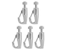 DECOMELODY 5 Pezzi Ganci Regolabili per Quadri Filo Metallico Resistente, Accessori per Appendere Quadri Binario, per Forniture da Galleria D'arte