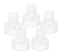 DECOMELODY 5 pezzi Valvole per Tiralatte in Silicone Becco a Forma di Papera Accessori Donna con Design Ritorno Compatibili con Pompe Manuali per Allattamento Sicure e Leggere per Uso