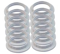 DECOMELODY 50 Pezzi Anello Fissaggio per Portalampada per Paralume Facile Installazione e Materiale Compatibile con Portalampade