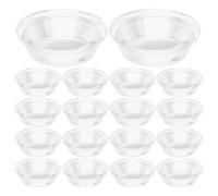 DECOMELODY 50 Pezzi Cupole in Plastica per Piante da Giardino Copertura per Fioriera Trasparente per umidità Campane Riutilizzabili per Protezione Piantine e Germinazione in Vaso