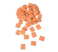 DECOMELODY 50 Pezzi Tavolo in Micro Paesaggio Modelli finte tegle Piastrelle in Miniatura Modelli Mini tegle del Tavolo Tetto Tetto