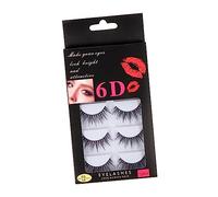 DECOMELODY 5paia False Eyelashes Naturali Incrociate Effetto Messy Facili Da Applicare Per Make up e Occasioni Speciali