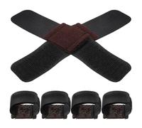 DECOMELODY 6 Pezzi Feltrini per Mobili con Chiusure a Strappo Protezioni Antiscivolo per Gambe di Sedie e Tubi 18-35 MM Tappetini Protettivi per Pavimenti in Legno Adatti a Sedie e Slitte