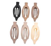 DECOMELODY 6 Pezzi Fermaglio a Becco D'anatra Bigodino Elastici Setola Piccoli Fermagli Per Molletta Chiaro Fermagli Per a Stella Forbici Intrecciatura Affrettato Mollette Pc