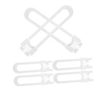 DECOMELODY 6pezzi Serrature Per Armadietti Di Ragazzo Ragazza Ragazza Chiusure Per Cassetti Serratura Per Porte Forma Di u Abs Attrezzi Protezione Per Ragazzo Armadietti e Cassetti