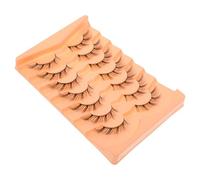 DECOMELODY 7 Paia di Finte Occhio di Volpe, Naturali alla Moda, per Donne e Principianti, Perfette per Quotidiano e Palcoscenico