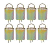 DECOMELODY 8 Pezzi Campanelli in Ferro per Pecore e Capre Campanacci Resistenti Antiruggine per Collari Animali da Fattoria Facili da Appendere e Sicuri per Pastori e Allevatori