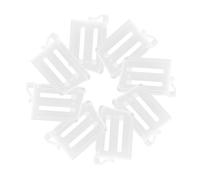 DECOMELODY 8 pezzi Divisori Frigorifero Regolabili per Porta Laterale Organizer per Cucina Separatore per Bottiglie Contenitori Resistenti per Conservazione Alimenti