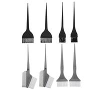 DECOMELODY 8 pezzi Spazzole per Capelli con Pettine Applicatore Flessibile Kit per Colorazione da Te Casa e Salone per Riflessi e Cheratina