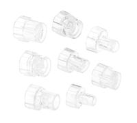 DECOMELODY 8 Punte di Ricambio per Testina di Ossigenoterapia Facciale ad Acqua Compatibili Macchine Idrofacciali, Accessori Pratici in Plastica Durevole per Trattamento Viso Professionale