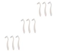 DECOMELODY 9 Pezzi Rasoio Depilatore Inossidabile Trimmer Portatile per Ascelle Gambe Braccia e Bikini Bagnato e Asciutto Design Sicuro e Maneggevole per Viaggi e