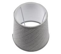 DECOMELODY Accessori Ombreggianti Paralume Del Soffitto Decorativo Paralumi Pieghettato Parete Coperture Paralume Plafoniera Lampadario Ciondolo a Soffitto Grigio Tessuto