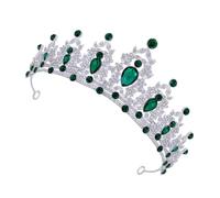 DECOMELODY Barocca con Tiara Nuziale per Sposa Compleanni e Balli Fine Anno Accessorio Cerimonia Raffinato per Principesse