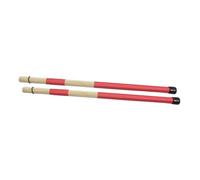 DECOMELODY Bastoncini per Batteria in Bambù Portatili e Leggeri 2 Pezzi Colore Rosso per Jazz Orchestral Pit Work e Youth Bands Accessori Percussione Musicali