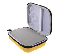 DECOMELODY Borsa Portatile per Plettro per Chitarra Grande Capacità in Eva e Nailon, Custodia Resistente che Previene la Perdita del Plettro come Regalo per Chi Studia Chitarra