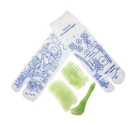 DECOMELODY Calzini Riflessologia Donna con Punti di Digitopressione e Kit Portatile per Sollievo da Stress e Dolori ai Piedi Stimolazione Acupressione e Miglior Circolazione