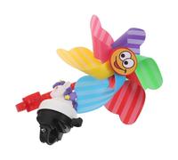 DECOMELODY Campanello per Bici con Suono Forte e Mulinello a Vento Accessori Manubrio per Bici Monopattino e Triciclo Set Decorativo Resistente alle Intemperie per Ragazzi e Ragazze