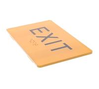 DECOMELODY Cartello Braille per Esterni Etichetta Braille in Acrilico Segnale di Uscita Accessibile per Non Vedenti Ausilio Disabilità Visiva Spazi Pubblici