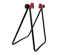 DECOMELODY Cavalletto per Bici con Supporto Triangolare Stabile e Antiscivolo Portabici e Resistente Accessorio Outdoor per Parcheggio e Manutenzione Bicicletta