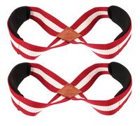 DECOMELODY Cinghie Sollevamento Pesi Forma di Polsiere Traspiranti e Elastiche per Deadlift Fasce Ausiliarie Sportive Multiuso Leggere e Resistenti per Fitness Uomo Donna